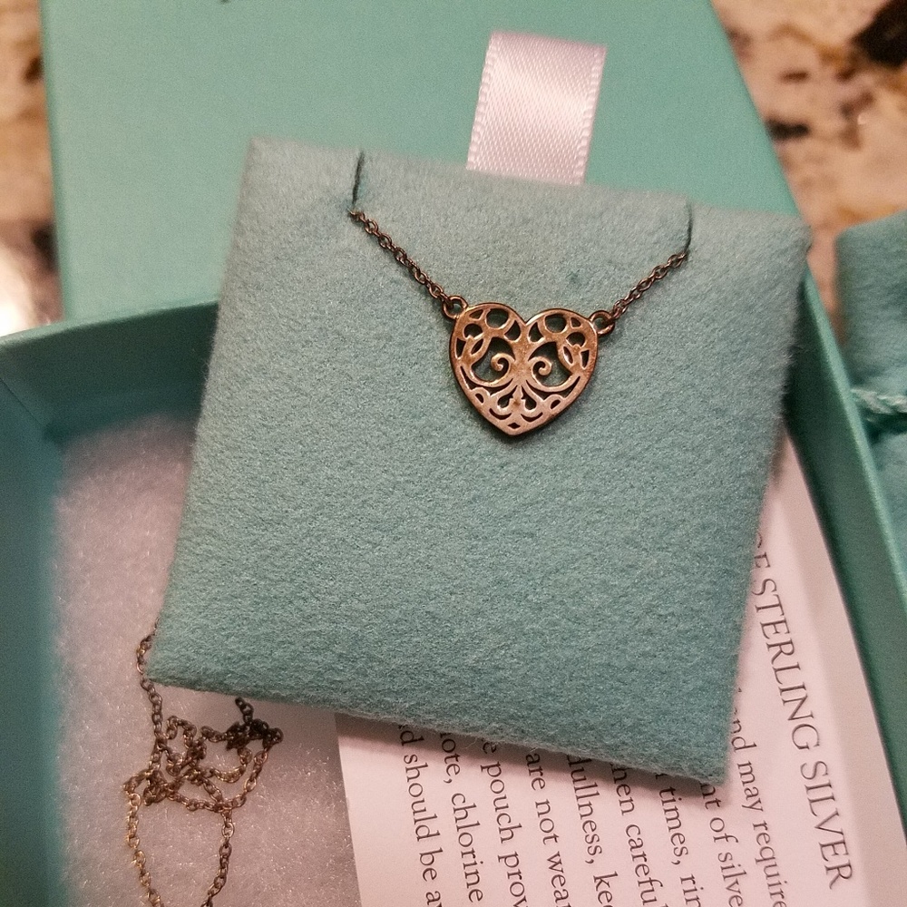 Tiffany and Co Enchant Heart Necklace - Picture 1 of 5